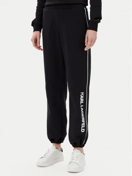 KARL LAGERFELD Pantaloni trening negru