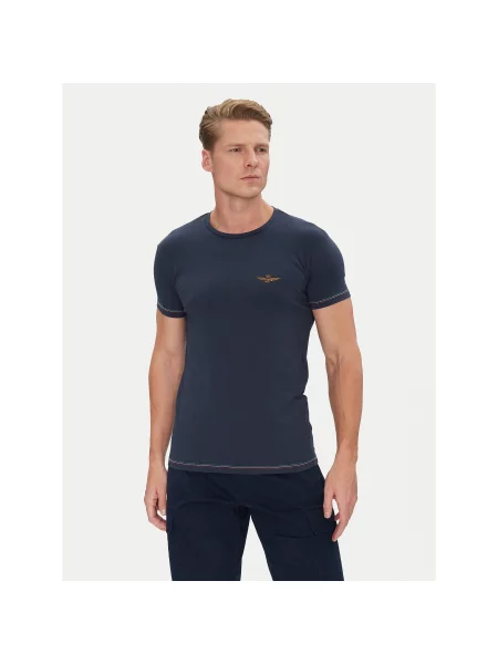 Aeronautica Militare T-shirt Tamnoplava Regular Fit
