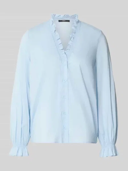 Bluzka o kroju regular fit z dekoltem w serek Zero