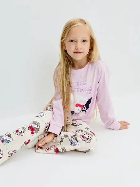 Sinsay legíny flare 2 pack Hello Kitty vícebarevná