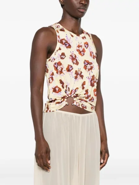 Top Rabanne cu model floral