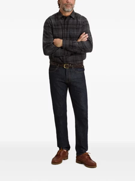 Cămașă Woolrich în carouri negru