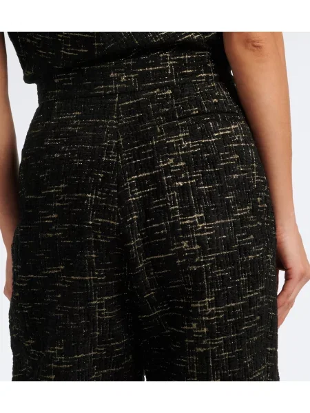 Bouclé pantaloni La Doublej negru