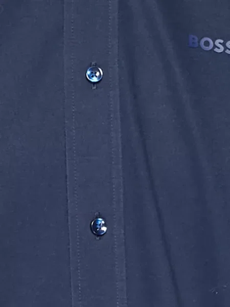 Lung cămașă Boss albastru
