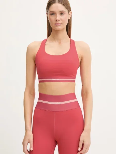 Calvin Klein Performance sportovní podprsenka růžová
