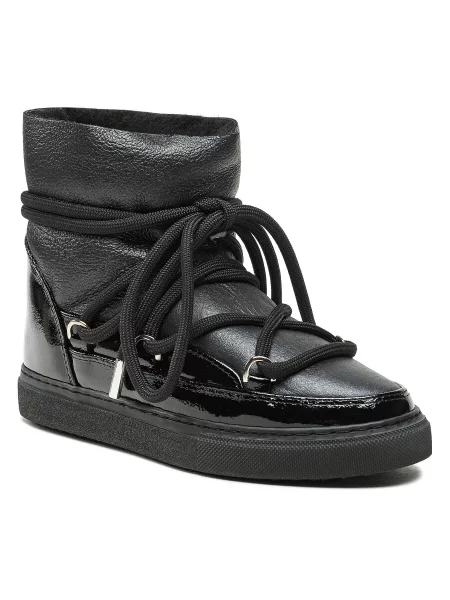 Čizme za snijeg Inuikii Gloss Black crna