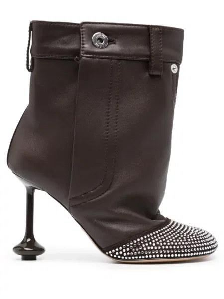 Botine Loewe din piele maro