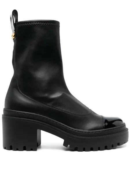 Cizme scurte Giuseppe Zanotti din piele negru