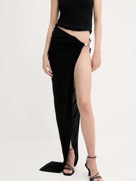 Rick Owens Lilies fustă maxi creion negru