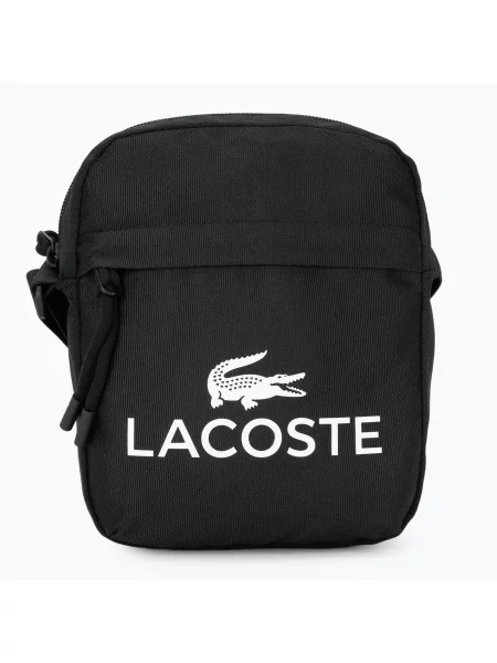 Lacoste övtáska black. Méret: OS fekete