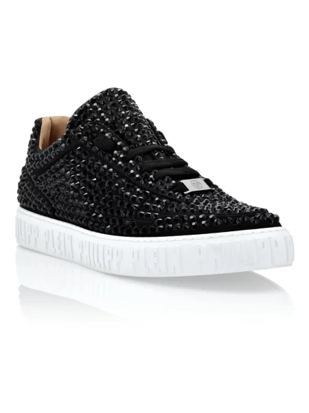 Sneakersy Philipp Plein skórzane czarne