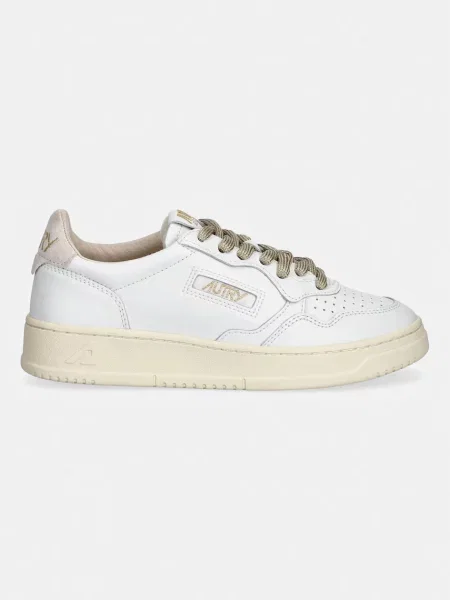 AUTRY sneakers din piele Medalist Low alb