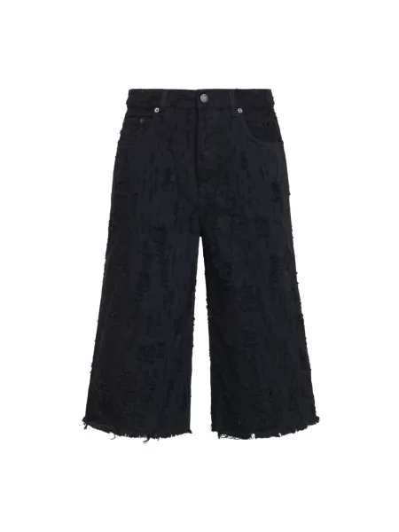 Szorty jeansowe Haikure czarne