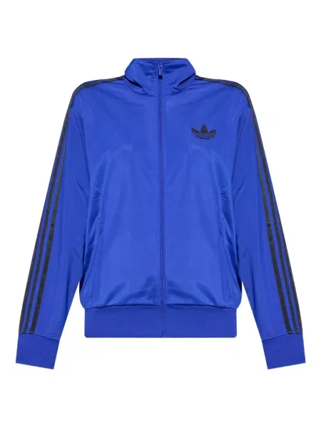 Cămașă Adidas cu dungi cu broderie clasică gri