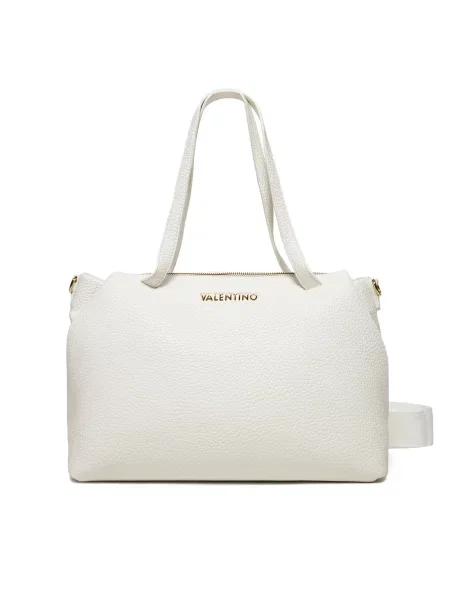 Pisemska torbica Valentino bela