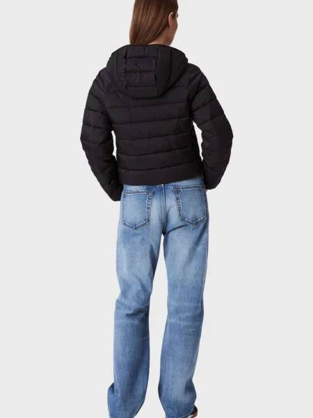 Стеганая джинсовая куртка Calvin Klein Jeans черная