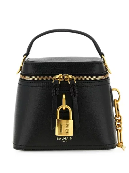 Geantă Balmain din piele negru