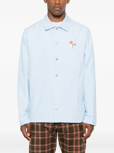 Cămașă Kenzo cu model floral cu imagine albastru