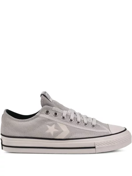 Kožené retro tenisky Converse Chuck Taylor All Star s výšivkou černé