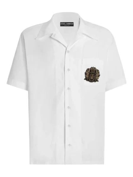 Cămașă Dolce & Gabbana scurtă alb