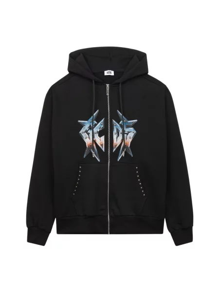 Bluza z kapturem Gcds z ćwiekami czarna