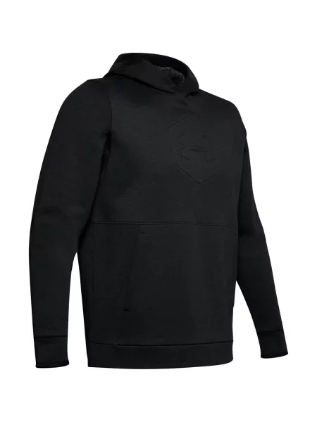 Hanorac cu glugă Under Armour din fleece negru