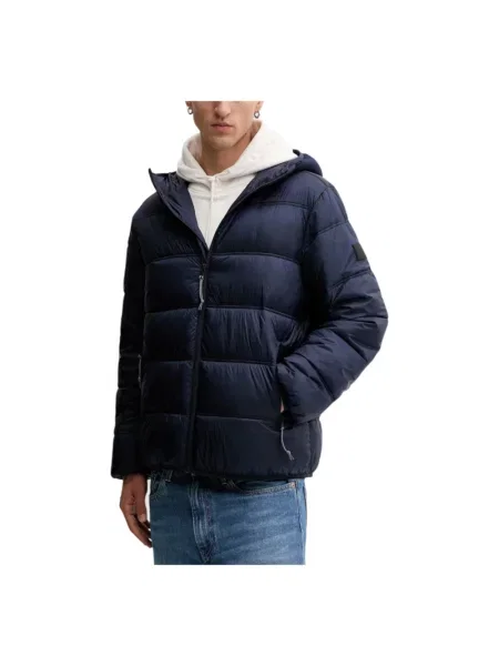 Tommy Jeans kurtka granatowy zimowa niebieska