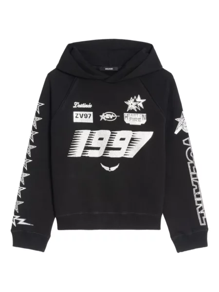 Hanorac cu glugă Zadig&voltaire negru