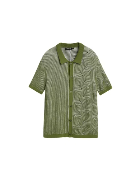 Desigual Geacă tricotată verde