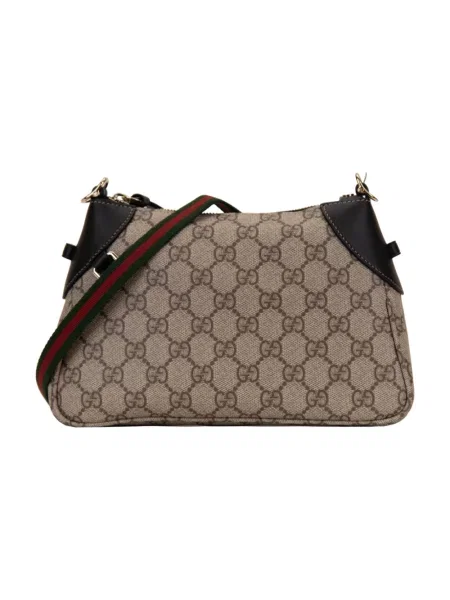 Body Gucci skórzany beżowy
