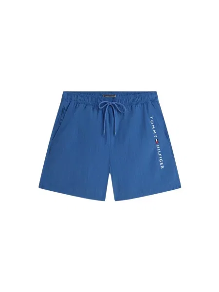 Húzózsinór fürdőruha Tommy Hilfiger kék