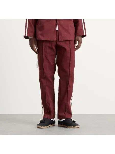 Spodnie Adidas brązowe