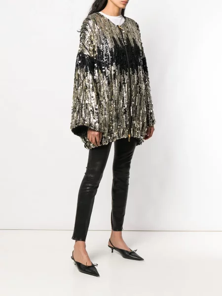 Palton Alberta Ferretti negru