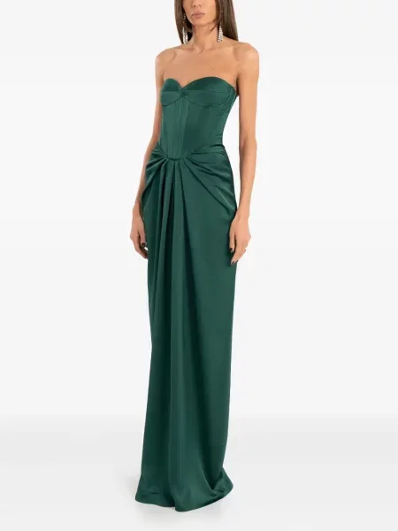 Rochie maxi Ana Radu de costum verde