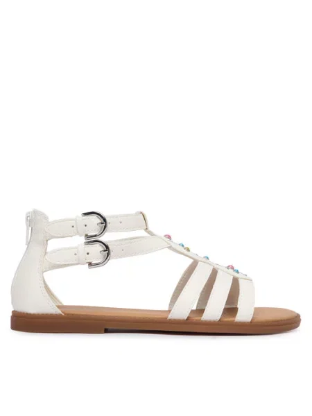 Geox Сандали Jr Sandal Karly D бял