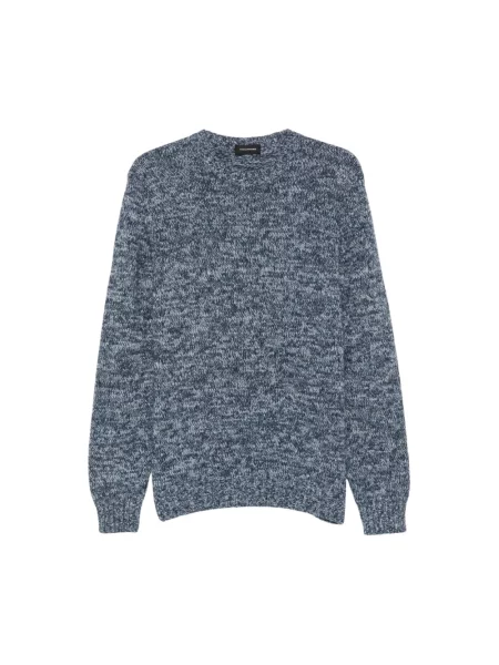 Sweter Tagliatore wełniany niebieski