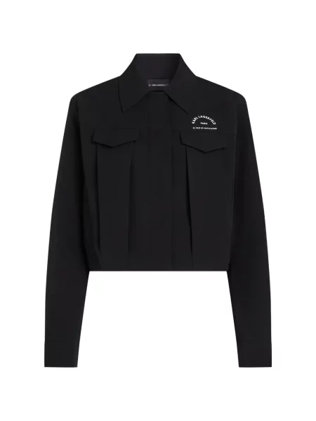 Geacă Karl Lagerfeld cu autograf negru