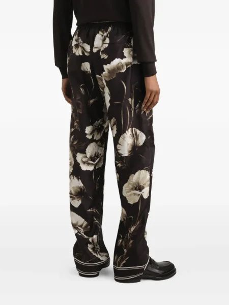 Pantaloni Dolce & Gabbana cu imagine maro