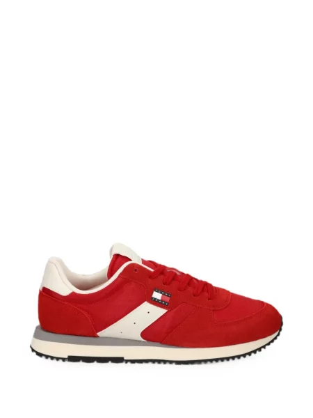 Sneakerși Tommy Jeans cu autograf roșu