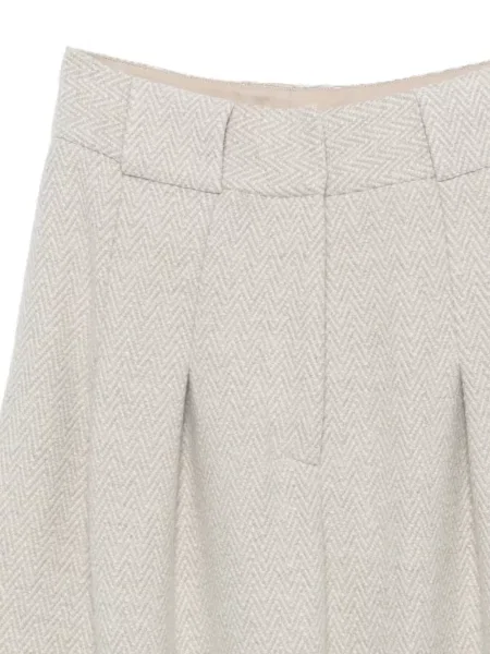 Pantaloni Colombo cu model herringbone