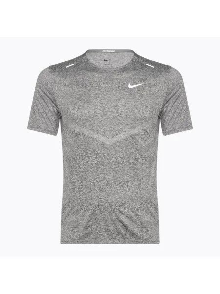 Мъжка тениска за бягане Nike Dri-Fit Rise smoke grey/heather сиво