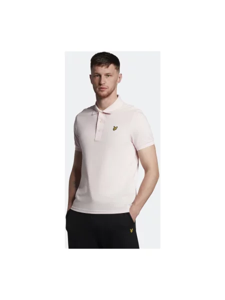 Koszulka polo Lyle & Scott różowa