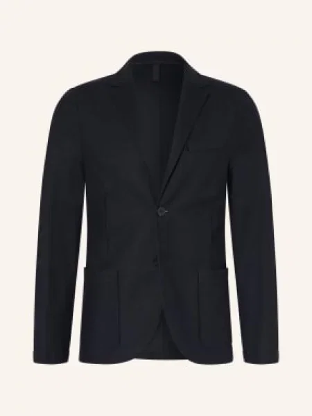 Harris Wharf London Slim Fit Sako S Piké Vzorem tmavě modrá
