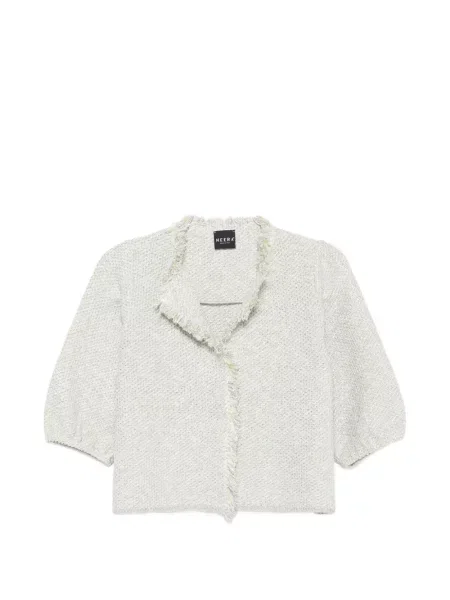 Kurtka Neera z frędzli żółta