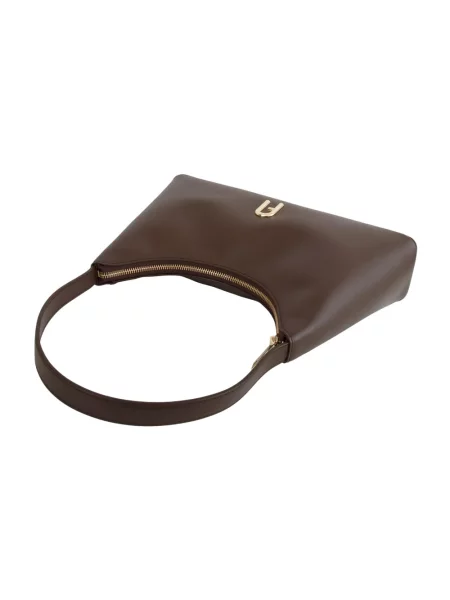 Furla torebka skórzana brązowy