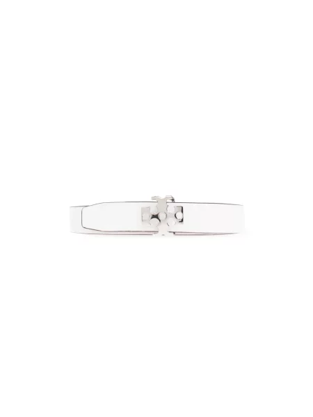 Pasek Tory Burch dwustronny biały