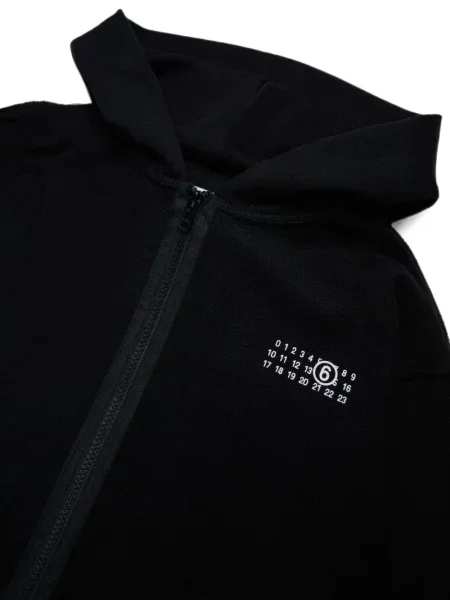Bluza z kapturem dziecięca Mm6 Maison Margiela czarna