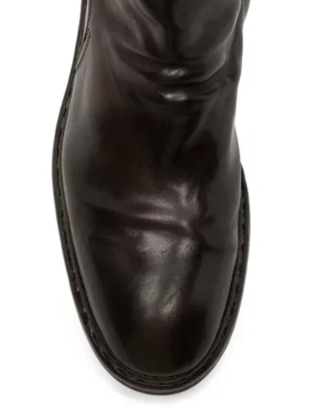 Botine Officine Creative cu cataramă maro