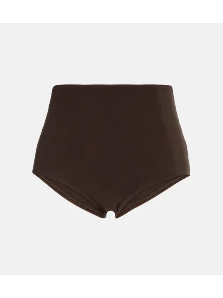 Bikini Karla Colletto visoki struk smeđa