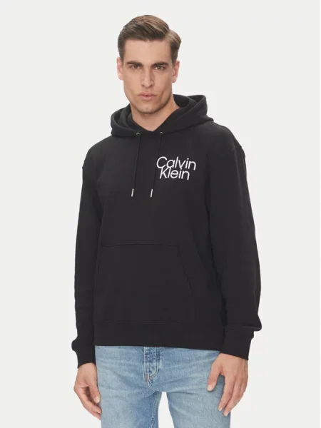 Calvin Klein Mikina Černá bílá